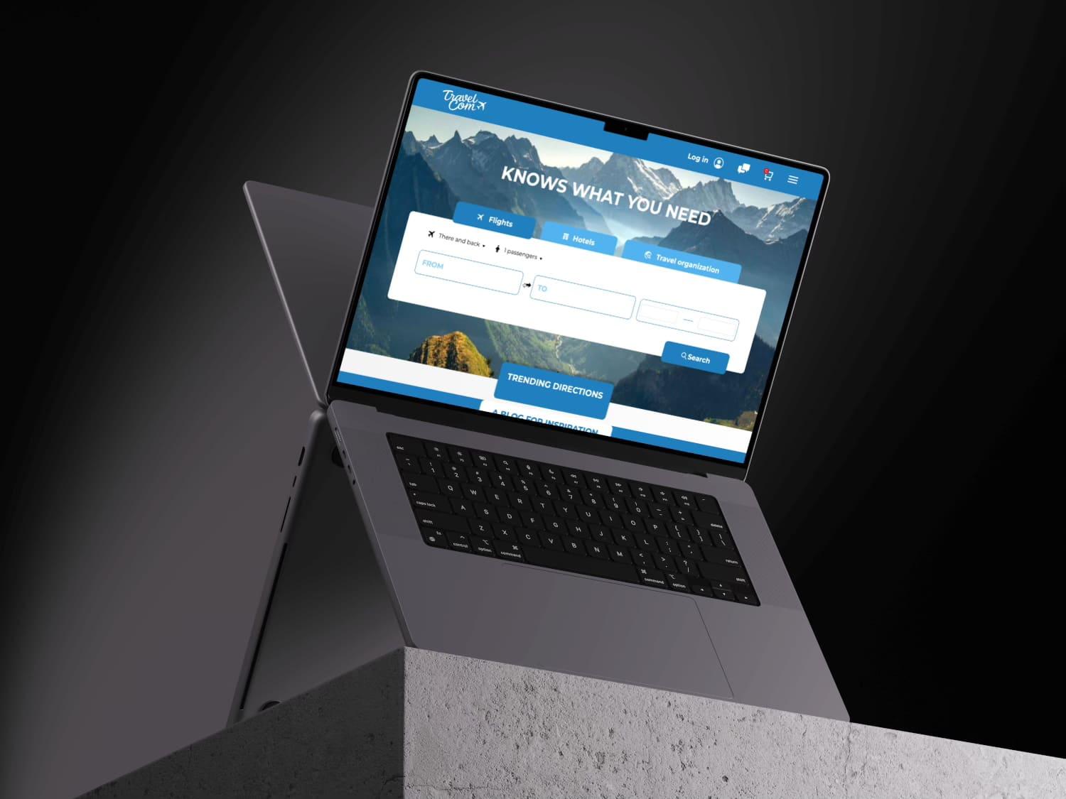 Travelcom website